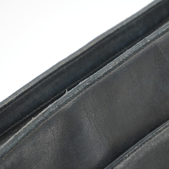 [3ye5573] Auth Chanel Shoulder Bag Triple Coco Lambskin Black Gold metal - Picture 12 of 14